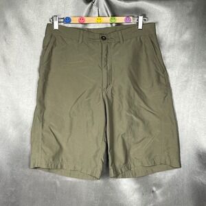 Patagonia Mens Olive Green Nylon Hiking Shorts Size 32 Utility Gorpcore Outdoor